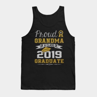 Funny Proud Grandma Of A Class Of 2019 Graduate Tank Top